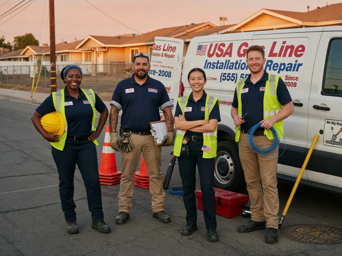 Gas Line Installation company in Burdett, KS